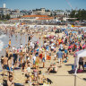 Bondi: Sydney has far better beaches than this.