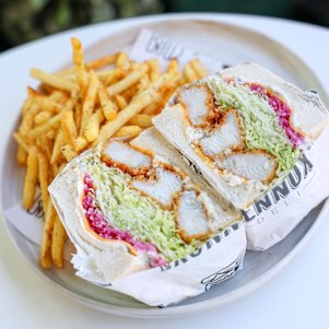This sandwich is so supersized you could easily share it between two.