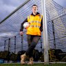 Civil engineer and Heidelberg United player Fletcher Fulton. 