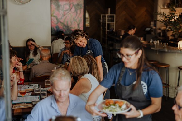 Michelle Powell visits Flemington Markets several times a week to keep prices down.