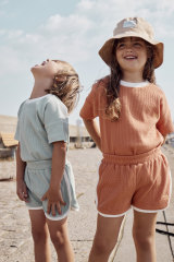 Melbourne children’s clothing brand Goldie + Ace does not categorise pieces by gender.