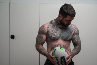 reynolds adam tattoo ink rabbitohs tats again flowing began stopped barely skipper wants start why