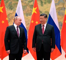 Russian President Vladimir Putin and Chinese President Xi Jinping.