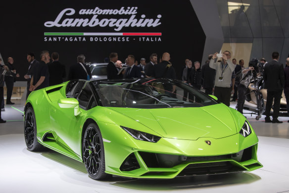 The Lamborghini Huracan.