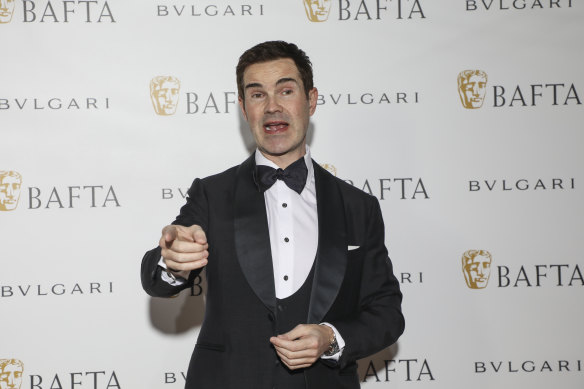 Jimmy Carr at the BAFTA Gala Dinner in London last year.