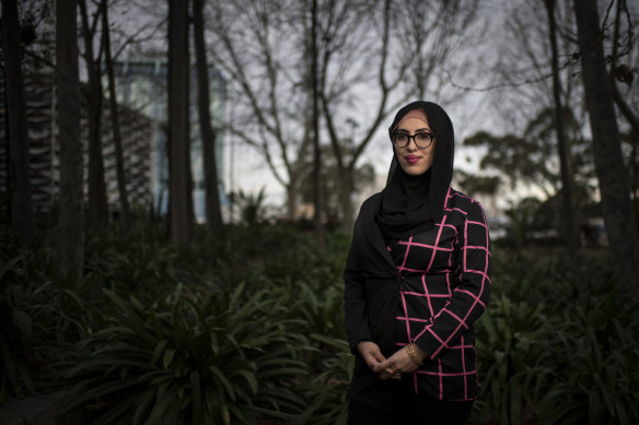 Sydney lawyer Mona El Baba says she frequently experiences “random racism or bigotry”.