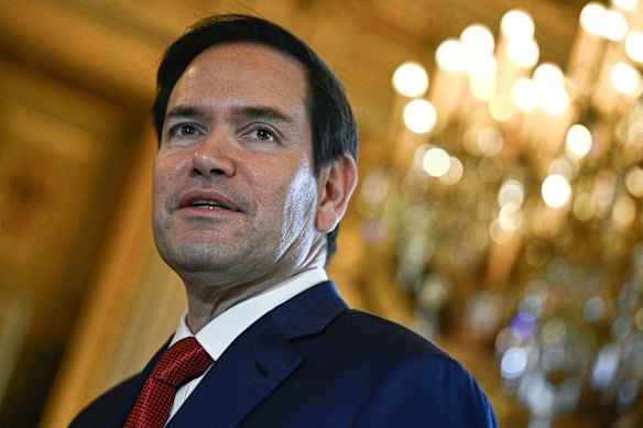 US Secretary of State Marco Rubio.