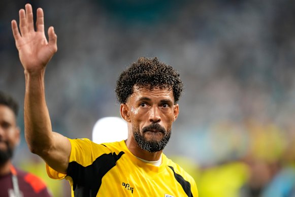Cape Verde goalkeeper Vozinha during the World Cup.