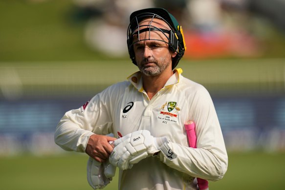Nathan Lyon will hope to see some spin in Durban on day three.
