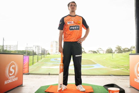 Lance Morris at the Big Bash launch in Sydney on Monday.