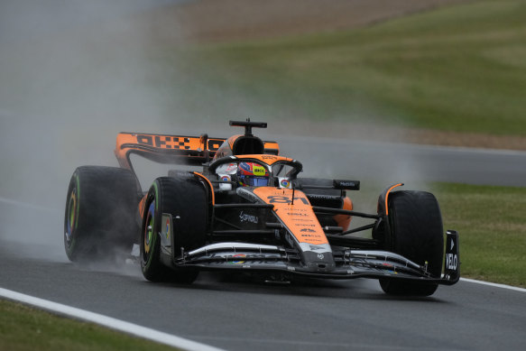 McLaren driver Oscar Piastri qualified third fastest at the British Grand Prix.
