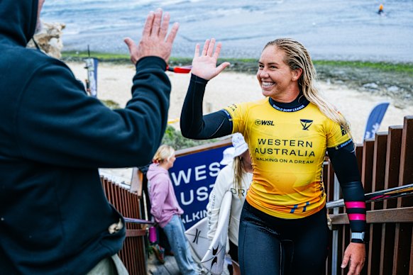 Gabriela Bryan of Hawaii has won back-to-back titles at the Margaret River Pro.