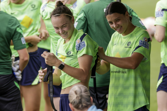 Caitlin Foord and Sam Kerr have an instinctive understanding of each other’s games.