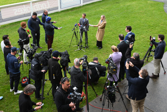 Oliver attracted plenty of attention for his retirement press conference on Wednesday.
