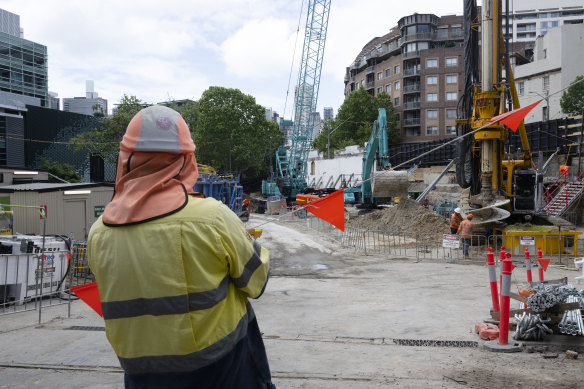 Construction of Metro West at Pyrmont continues apace despite Premier Chris Minns casting doubt on the project several months ago.