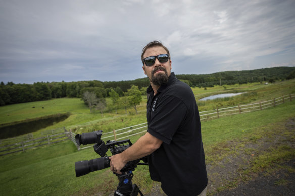 Traumatised and distrustful: Korey Rowe served in Iraq and Afghanistan. 