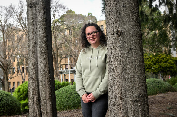 Palawa woman Anneka Wells is studying wildlife conservation and biology at La Trobe University.