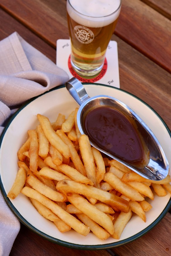 Sporting Club Hotel’s chips with gravy.