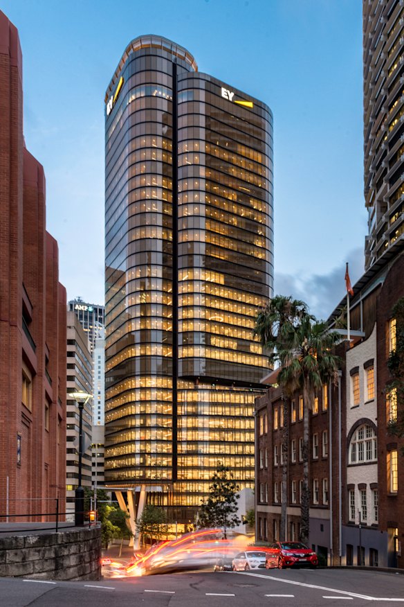 The EY Centre at 200 George Street was completed by Mirvac in 2016.
