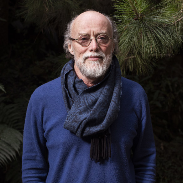 Bill Henson in his Melbourne garden.