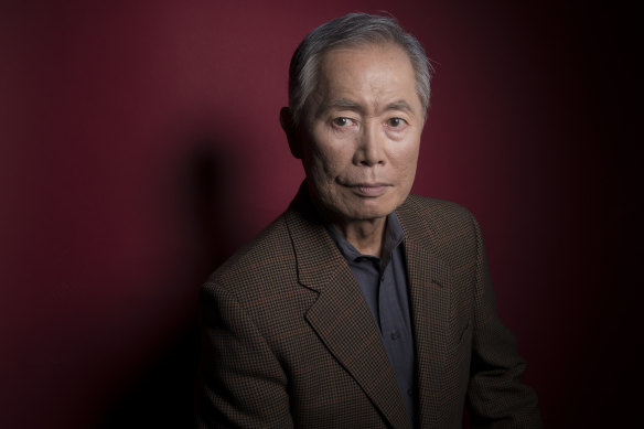 <i>Star Trek</i> star George Takei, a Japanese-American, was interned with his family as a five-year-old during World War II.