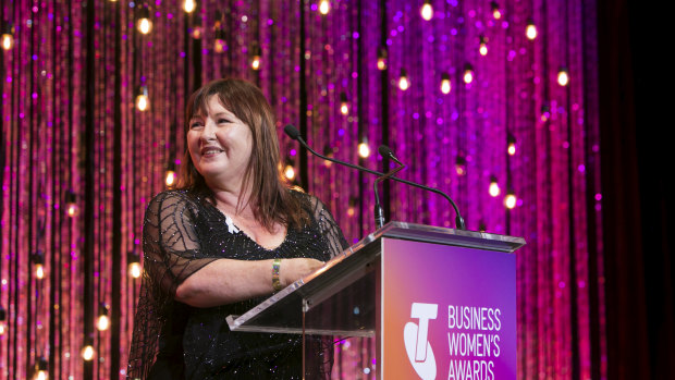 Jenny Franceschi took out one of the 2017 Telstra Women in Business awards.