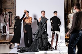 A collection of looks by Toni Maticevski.