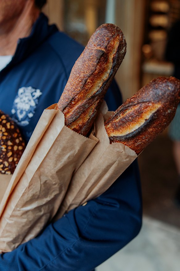 Sourdough baguettes.