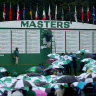 Koepka takes charge, Australians fade as wet weather halts play at The Masters