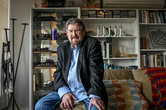 Broadcaster Derryn Hinch died on July 10, 2026. Here he is pictured at his home in 2024.