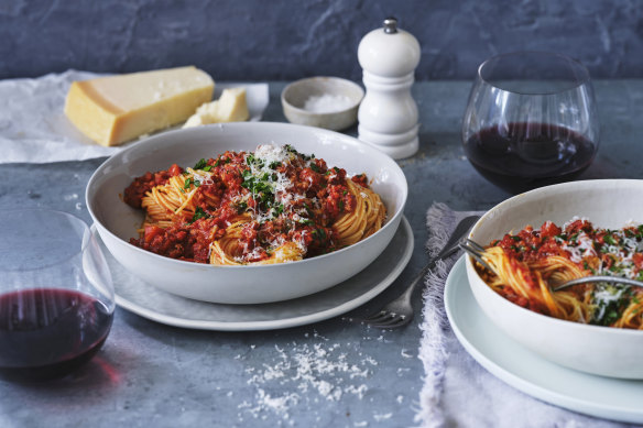 Adam Liaw’s Australian bolognese.