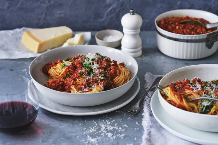 Adam Liaw’s Australian bolognese.