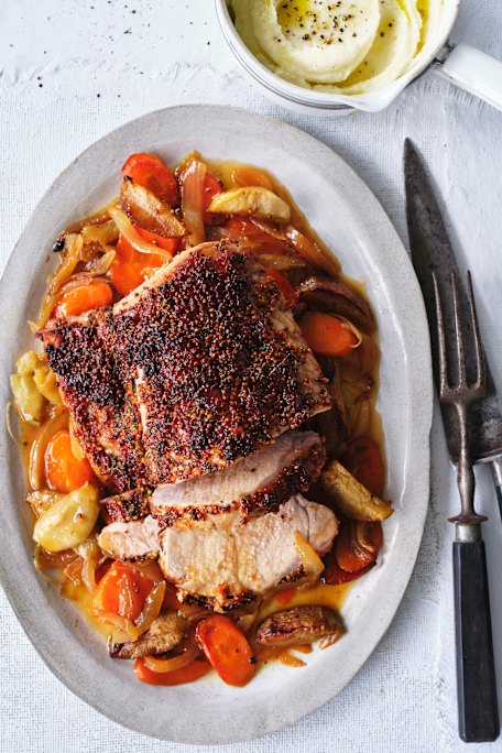 Potato Casserole Dutch Oven Pork Chops Potatoes And Carrots Chops