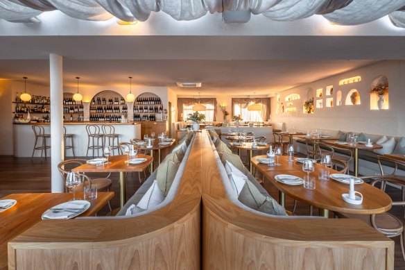 The dining room.
