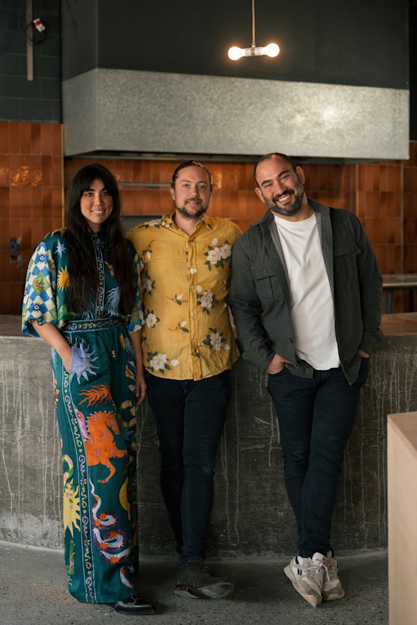 Papalote co-owners Stephanie Wells, Michael Portley and Eduardo Molina.