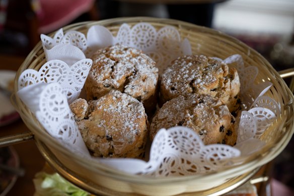 The famous scones at The Tea Cosy.