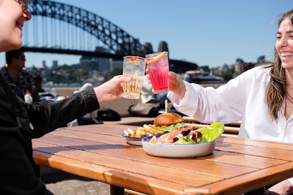 Prime real estate: the Opera Bar.