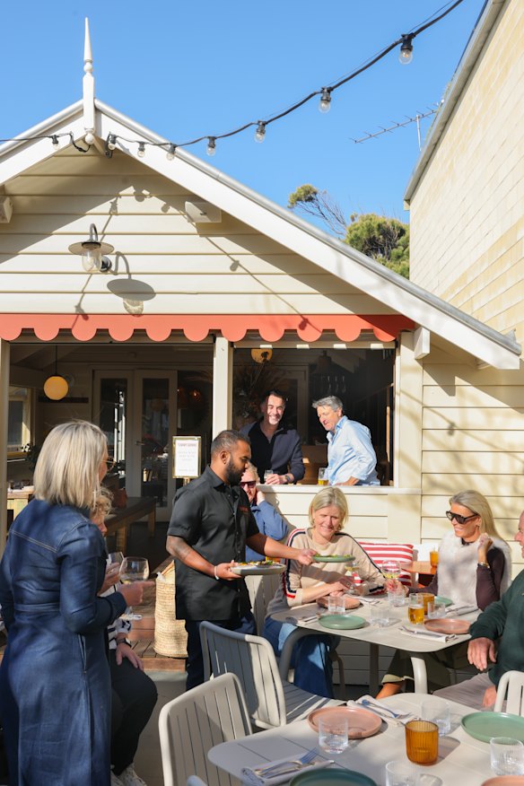 Tommy Gunns is housed in a weatherboard cottage in Barwon Heads.