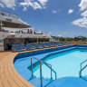 The Spice H2O pool deck has ample space and chairs.