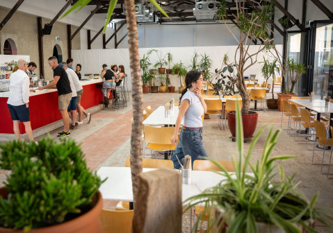 A sneak peek at the new Poor Toms bar and restaurant at Brompton Street, ahead of its official opening later this month.