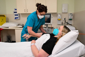 The Emergency Department at the Werribee Mercy Hospital is dealing with an increase of the Flu.