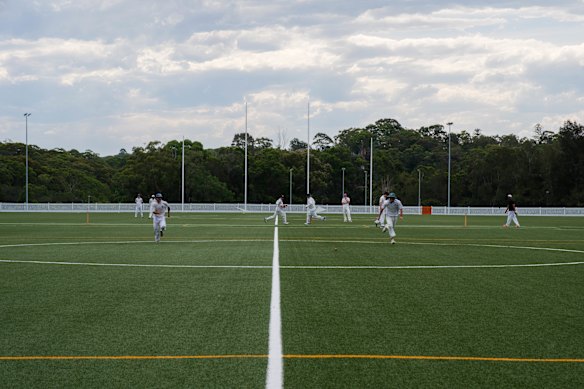 Hot weather makes playing on synthetic grass at sports grounds an uncomfortable experience for players.