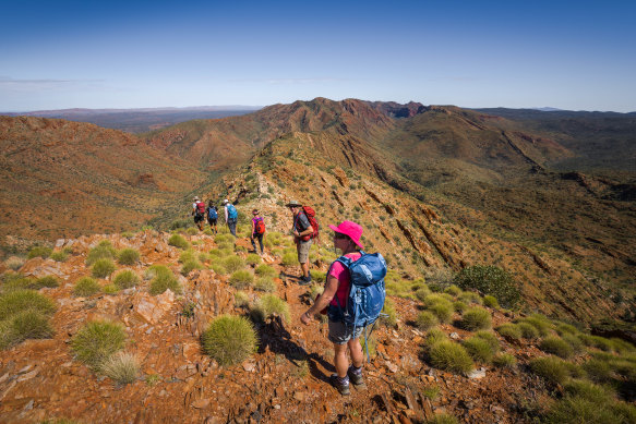 Trek Larapinta offers an economical way to tick off an iconic walk, while volunteering.