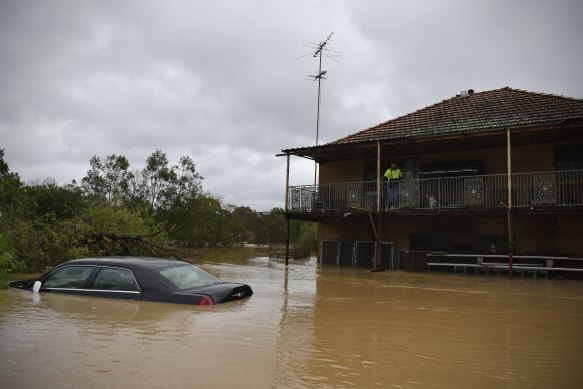 Residents in Shanes Park has been hard hit by the latest floods. 