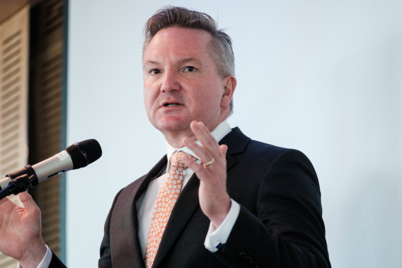Energy Minister Chris Bowen said  a record number of renewable projects came online last year.
