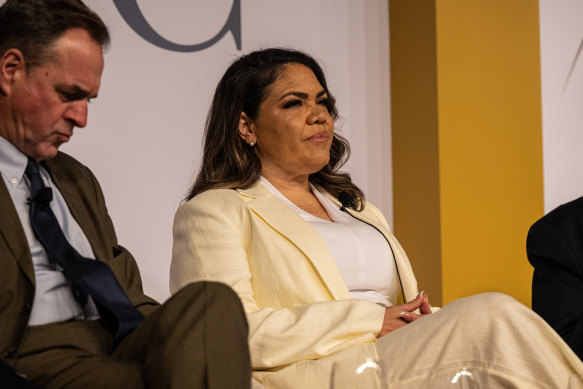 Jacinta Nampijinpa Price at the ARC Conference on Tuesday.