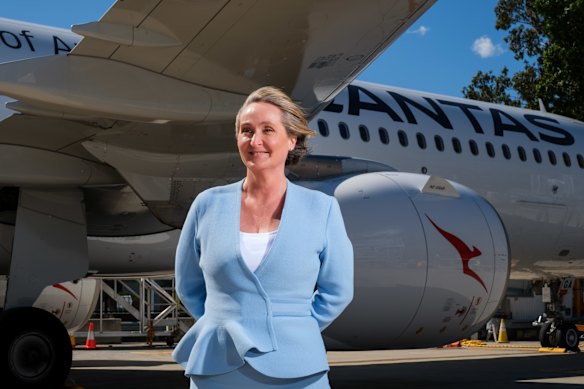 Qantas CEO Vanessa Hudson.