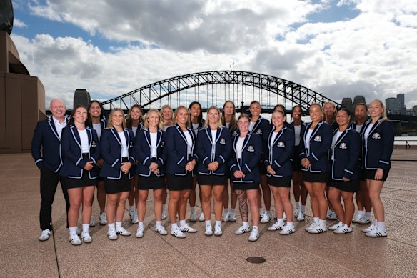 The 2026 NSW Blues Women’s Origin team.