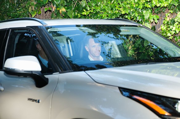 Early departure: NSW Premier Chris Minns didn’t stay long.