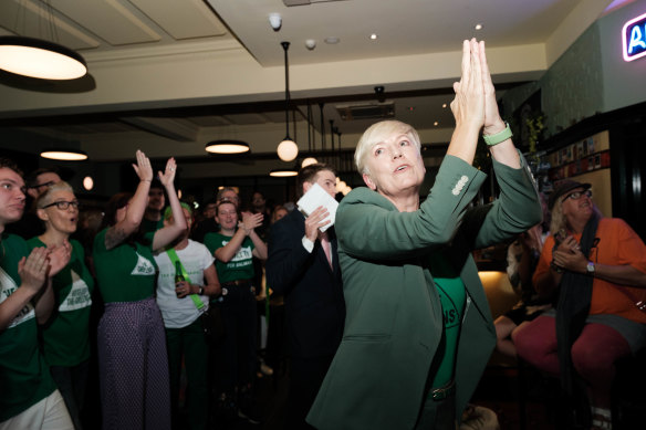 Cate Faehrmann says the Greens are confident of two spots, and “there’s fingers crossed for a third”.